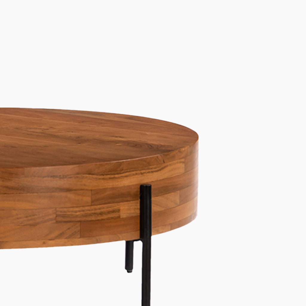 Solomon Acacia Wood Coffee Table – Natural Beauty & Timeless Strength