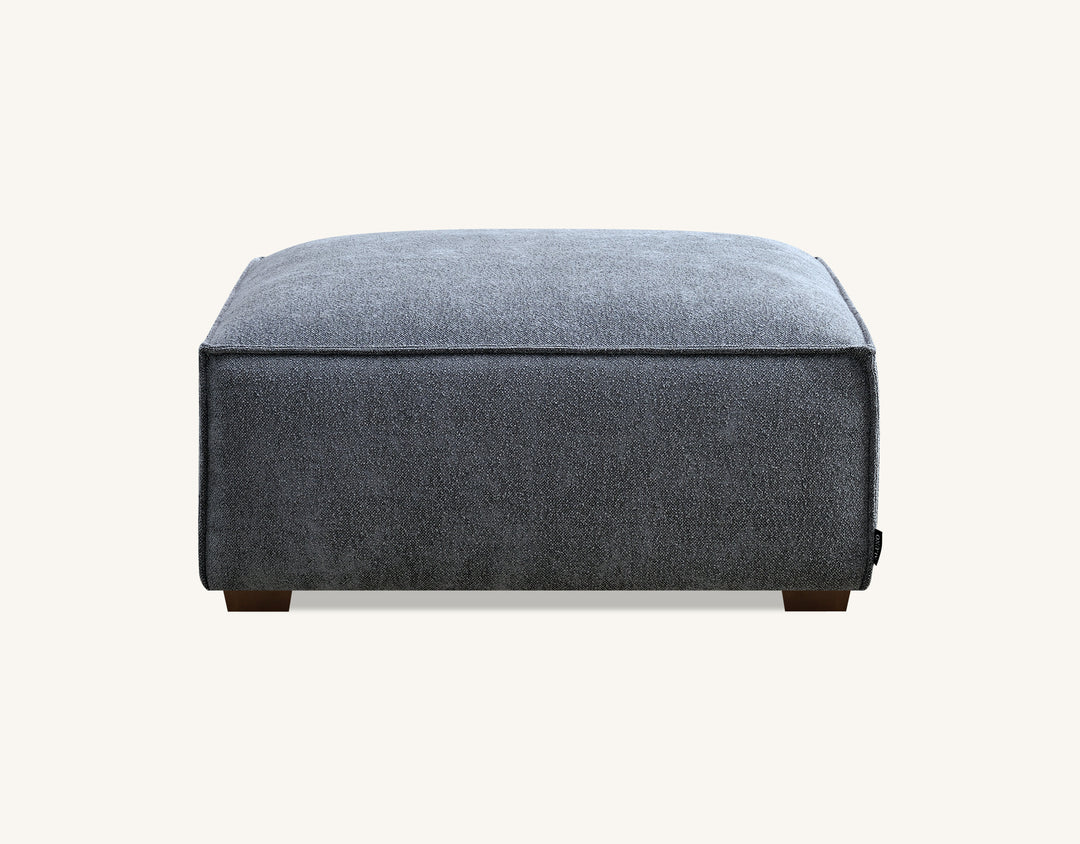 Aluxo Dakota 4 Seater Sofa with Chaise in Midnight Boucle