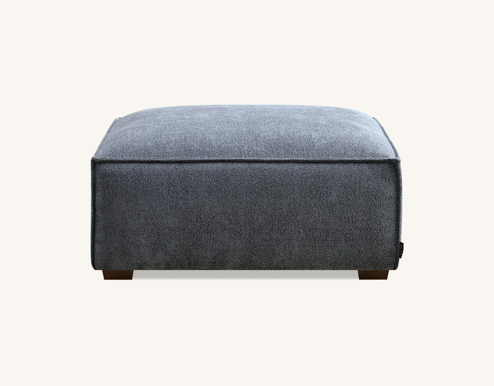 Aluxo Dakota 4 Seater Sofa with Chaise in Midnight Boucle