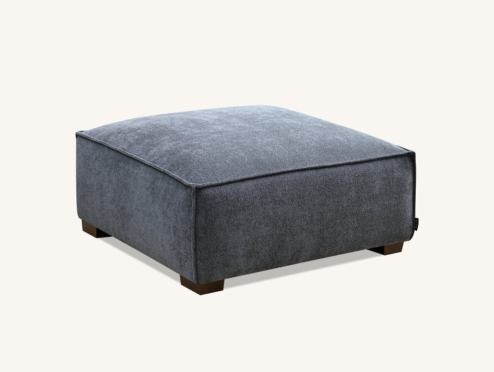 Aluxo Dakota 4 Seater Sofa with Chaise in Midnight Boucle