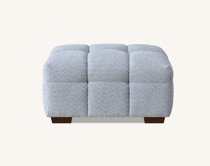 Aluxo Tribeca Sofa Range in Pearl Bouclé Fabric