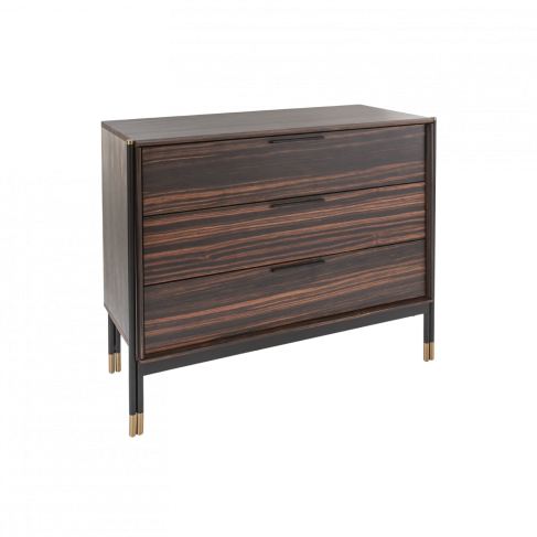Bali 3 Drawer Chest – Natural Wooden Bedroom Storage