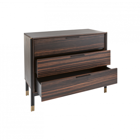 Bali 3 Drawer Chest – Natural Wooden Bedroom Storage