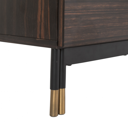 Bali 2 Door Wardrobe – Natural Wood Finish with Modern Storage