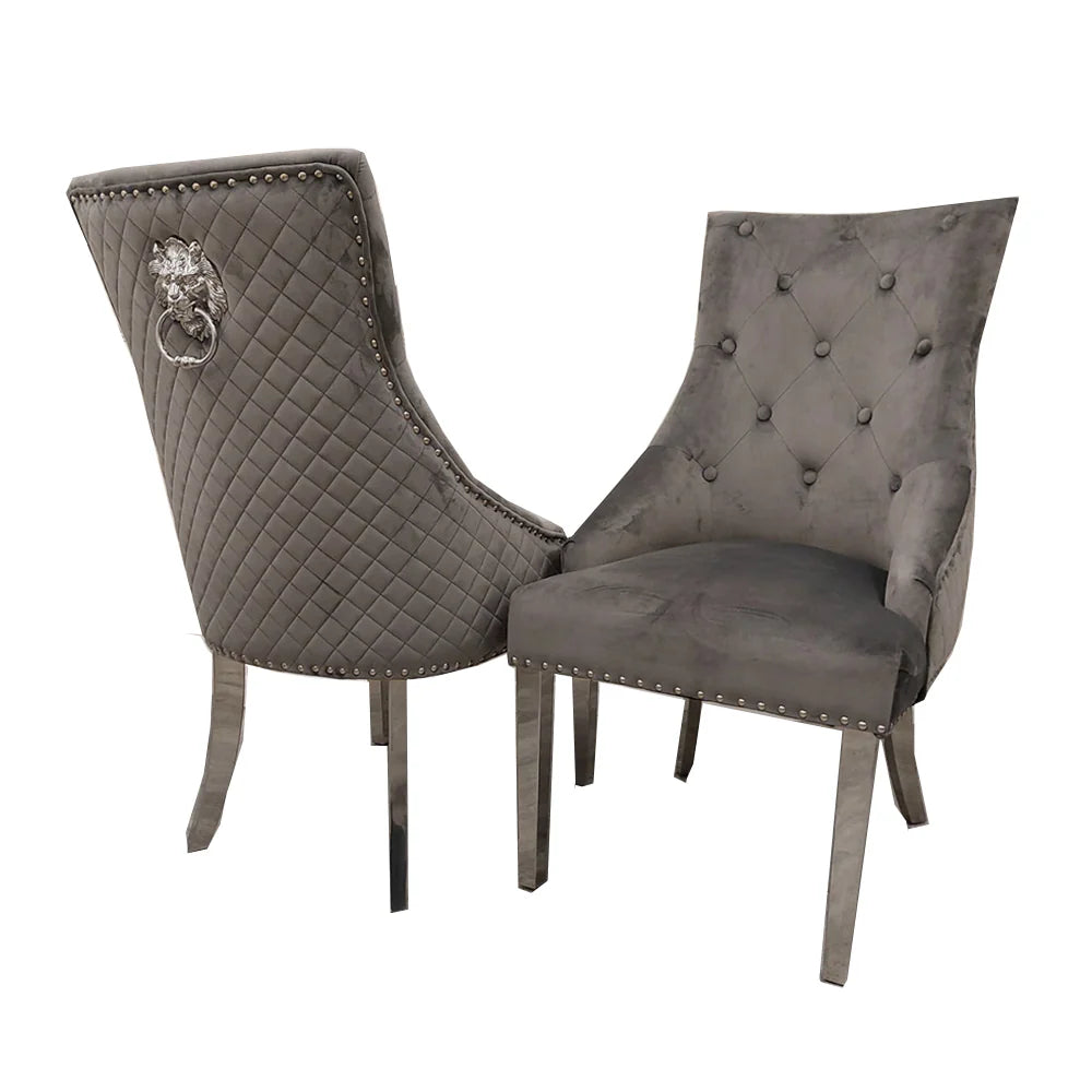Bentley Chrome Dining Chair – Available in Sets of 2, 4, or 6