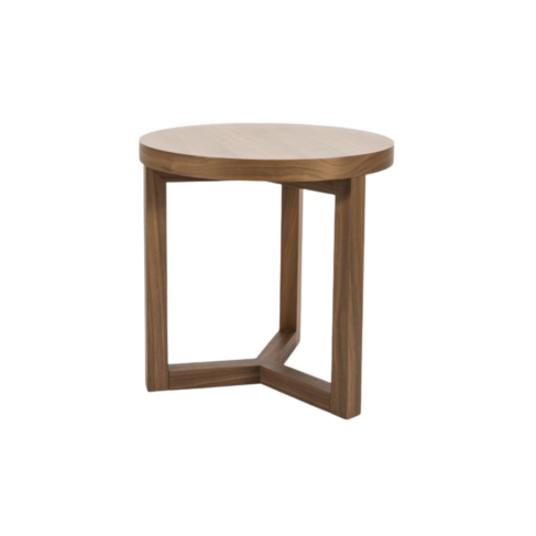 Iris Lamp Table – Contemporary Wooden Side Table with Sleek Finish