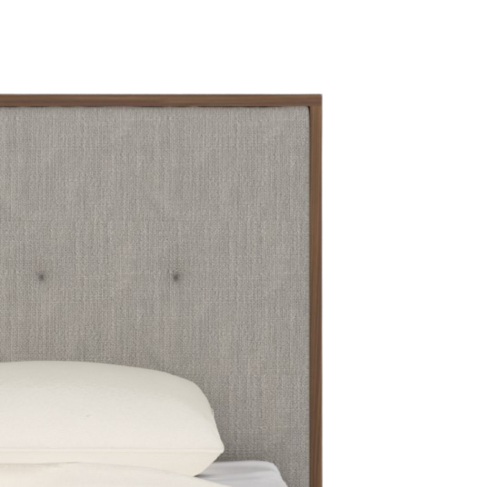 Ivy Single Bed – Solid Wooden Frame in Walnut Finish