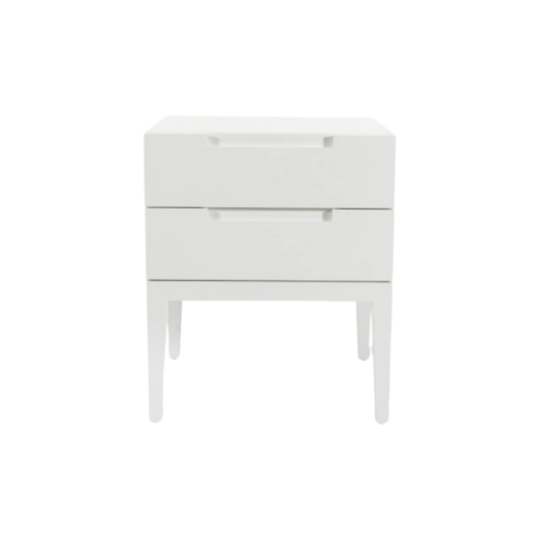 Orchid 2 Drawer Bedside Table – Elegant Bedroom Storage
