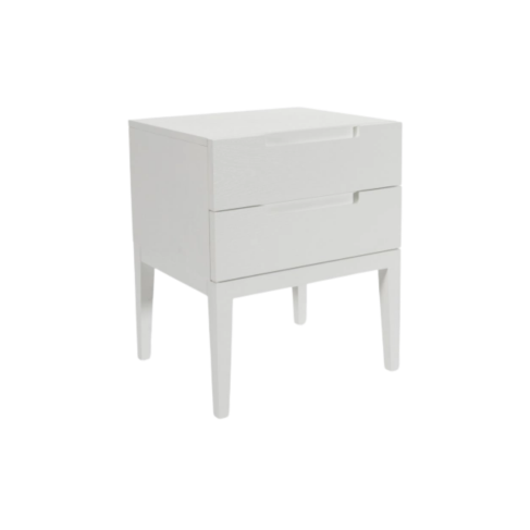 Orchid 2 Drawer Bedside Table – Elegant Bedroom Storage