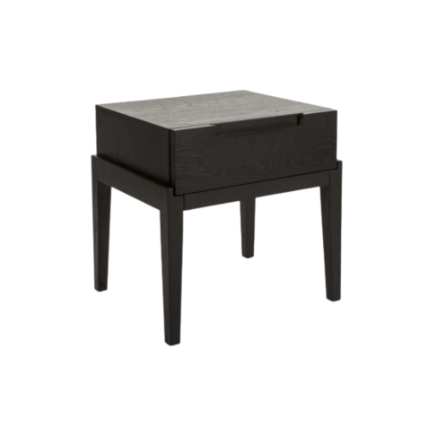Orchid Single Drawer Bedside Table – Modern & Compact Nightstand