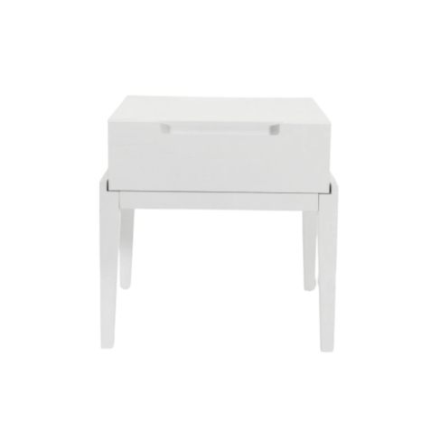 Orchid Single Drawer Bedside Table – Modern & Compact Nightstand