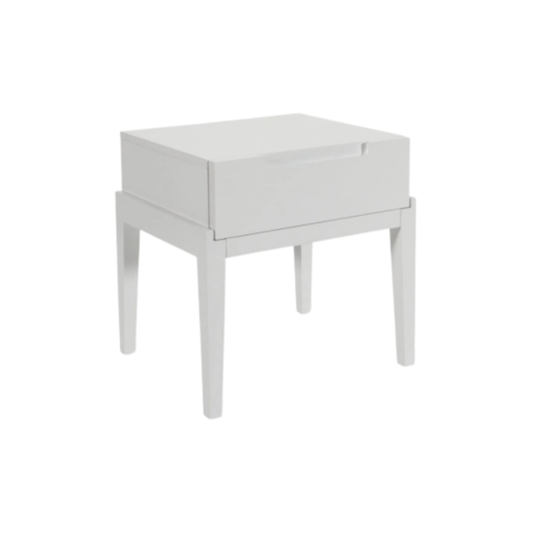 Orchid Single Drawer Bedside Table – Modern & Compact Nightstand