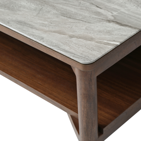 Willow Coffee Table with Shelf – Modern Wooden Centrepiece with Storage