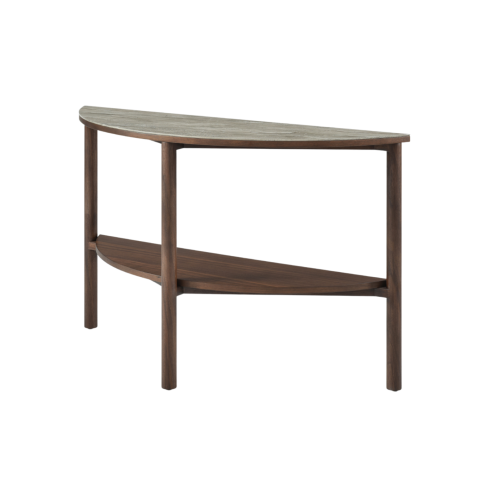 Willow Console Table – Natural Wood Finish with Rustic Detailing