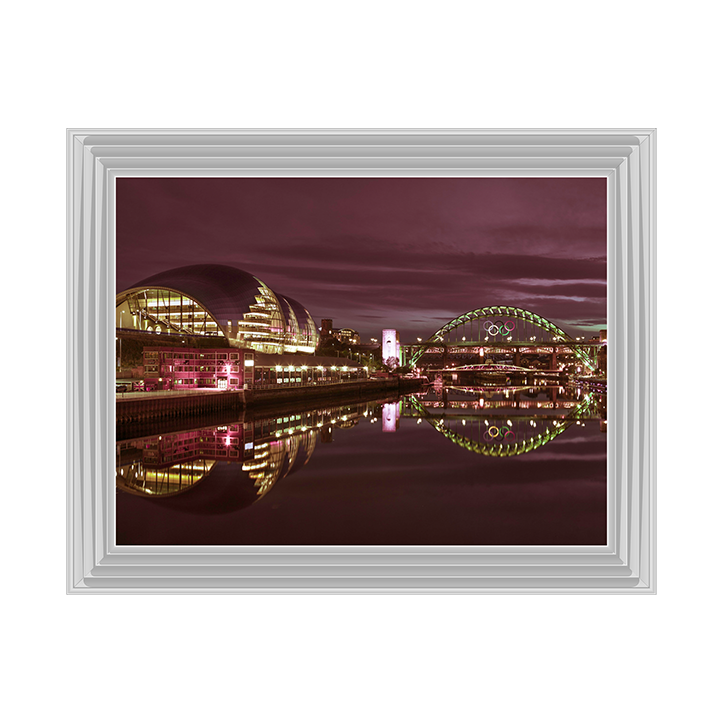 CY071 The Sage Gateshead and the Tyne bridge, Newcastle Upon Tyne II
