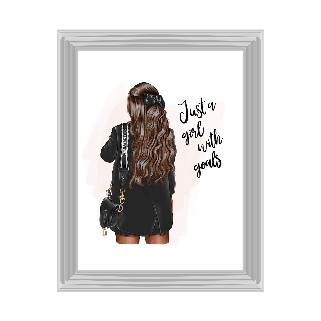 Copy of Girl with goals (Brunette)