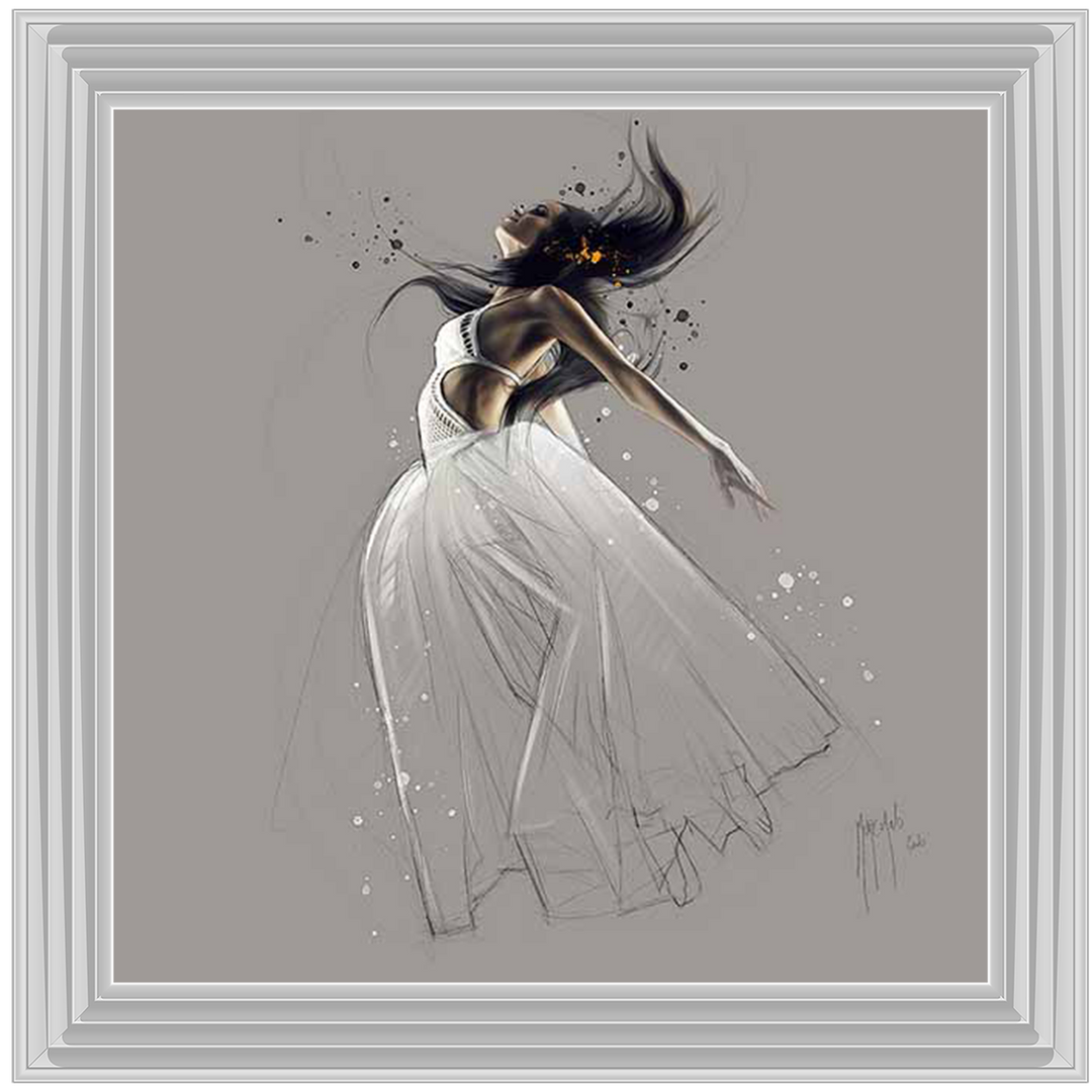 White Gown Sketch