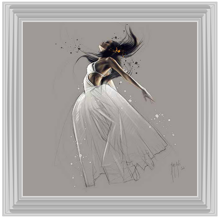 White Gown Sketch