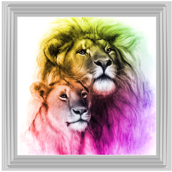 AN431 Proud Lion Couple