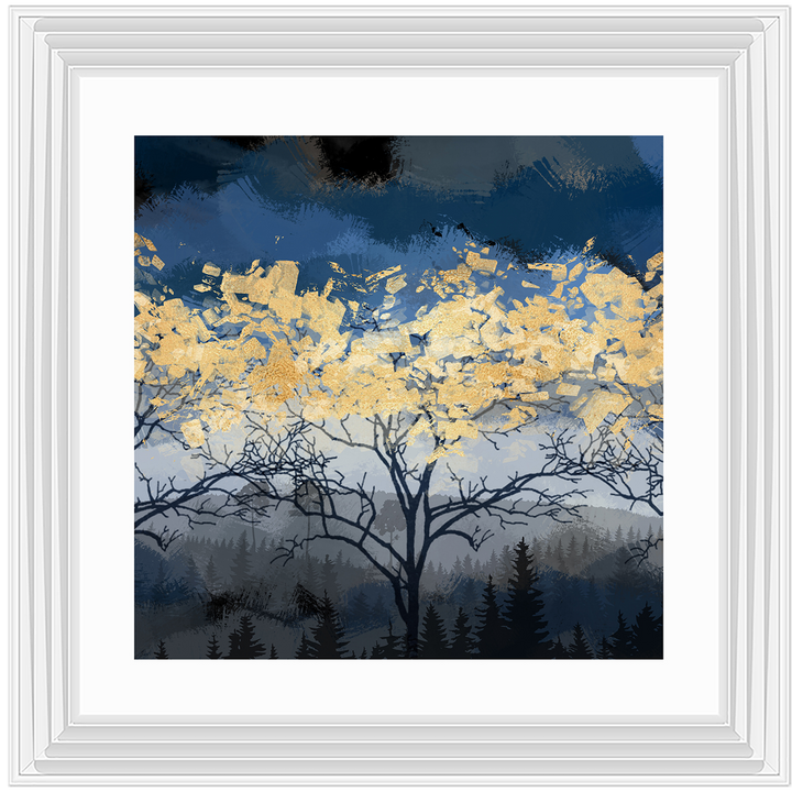 LS195 Lone Blue Tree