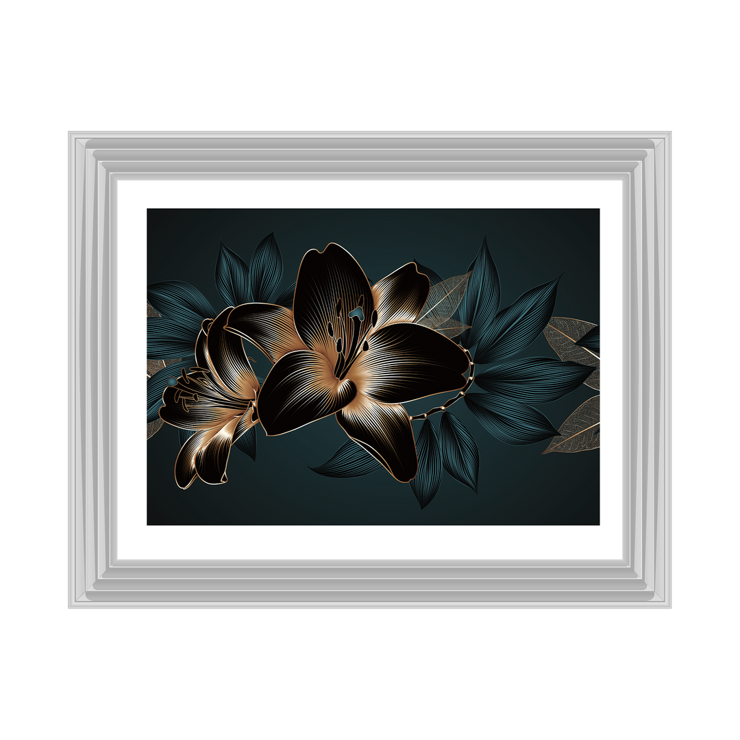 FL240 Black beauty flower II