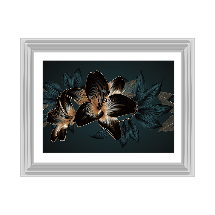 FL240 Black beauty flower II