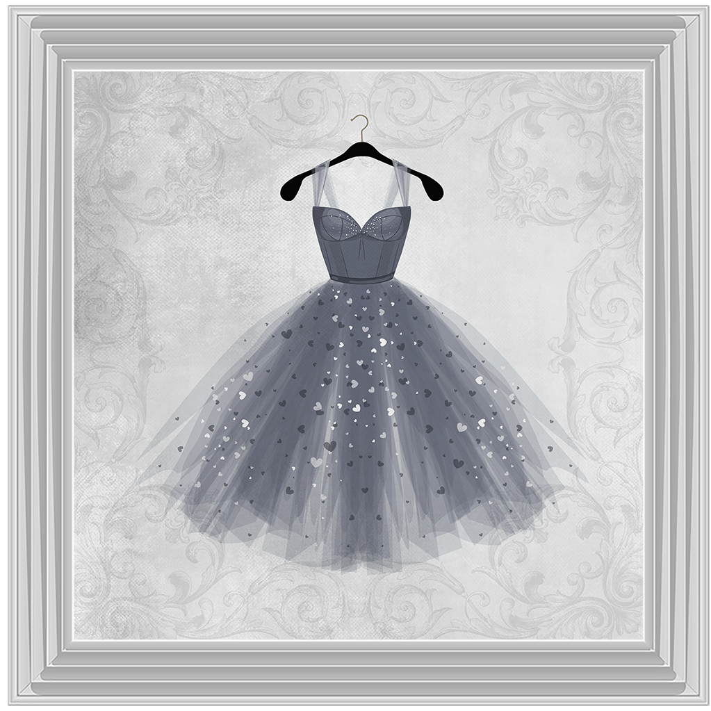 FS116 Black Dress Shimmer