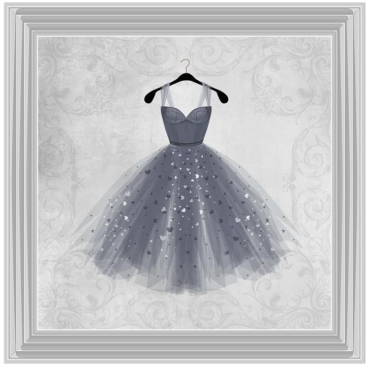 FS116 Black Dress Shimmer