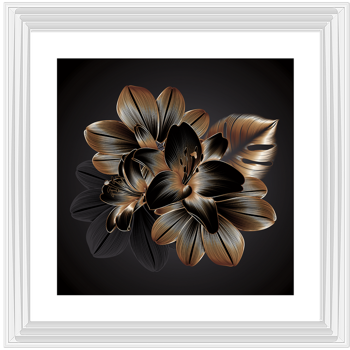 FL239 Black Beauty Flower I