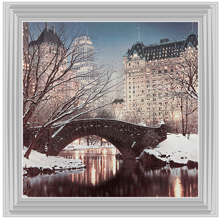 CY100 Gapstow Bridge in Winter, Central Park, New York