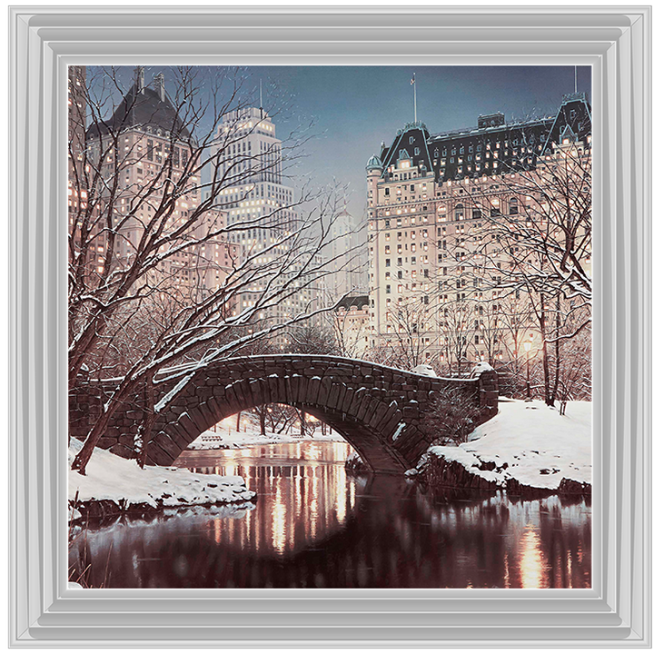 CY100 Gapstow Bridge in Winter, Central Park, New York