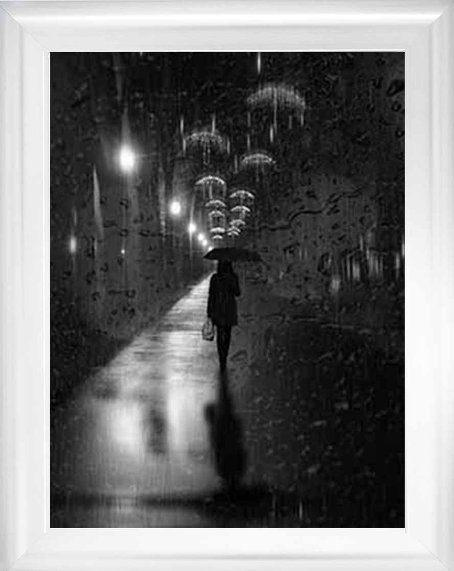 FG738 lady walking in Rain