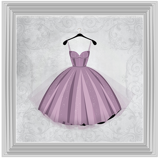 FS117 Pink Dress shimmer