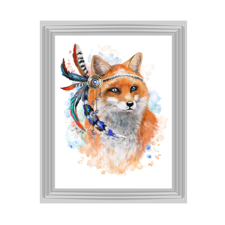 Tribal Fox Sketch |