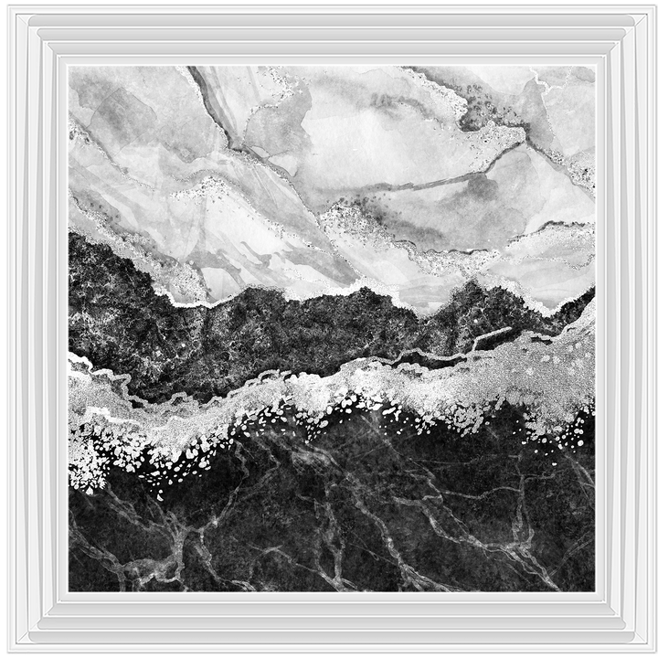 AB151 Abstract Black & Grey IV