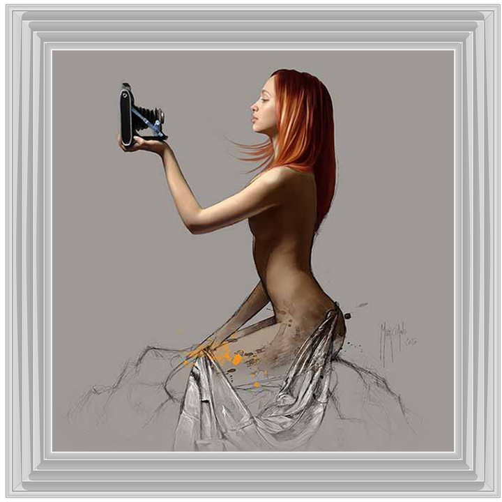 Nude Selfie Sketch