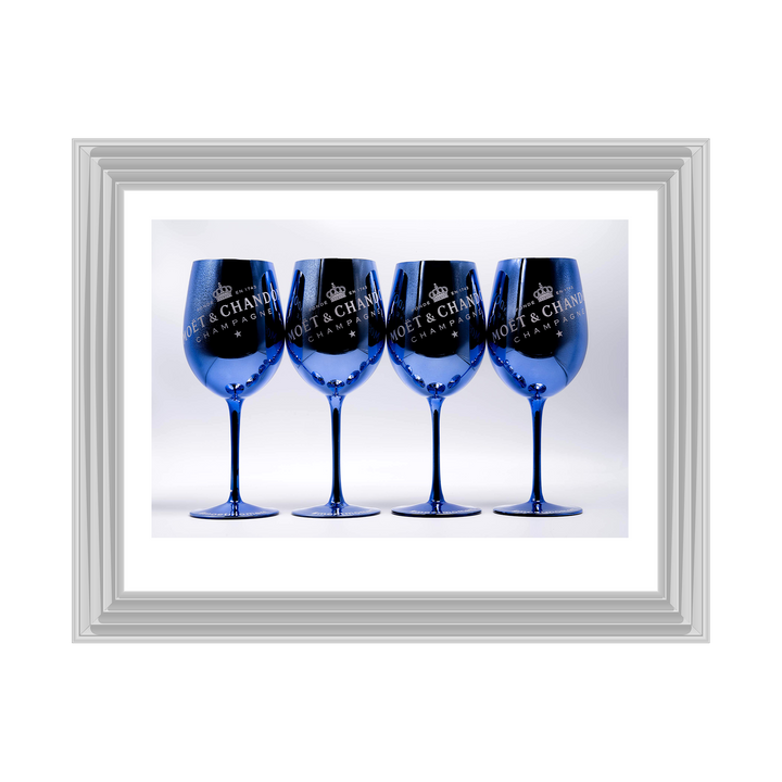 Moet Glasses - Blue