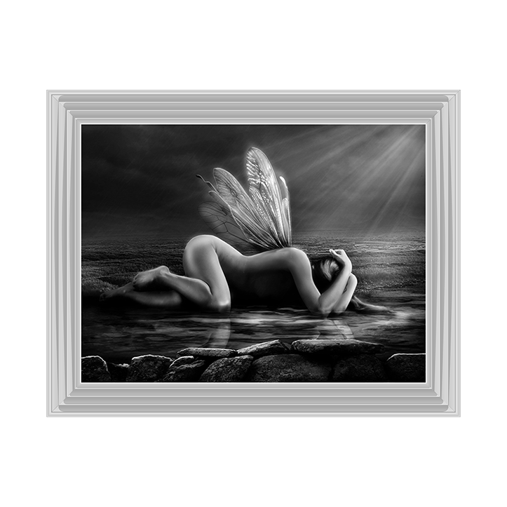 Ocean Fairy, Black and white
