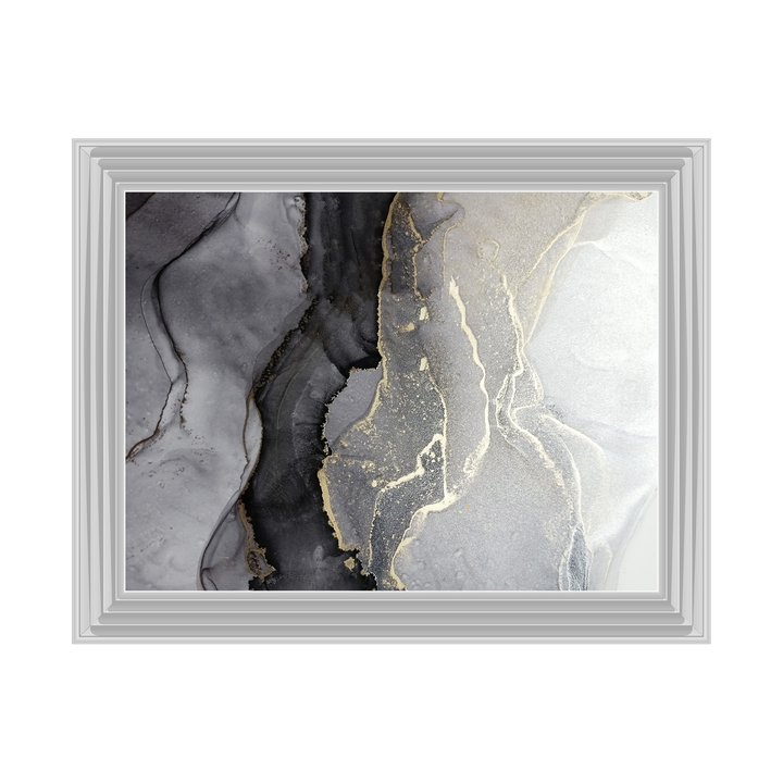 AB148 Abstract Black & Grey