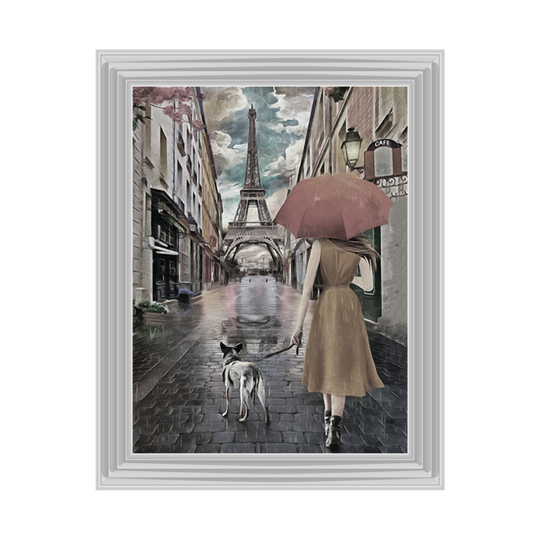 FG387 A rainy day in Paris