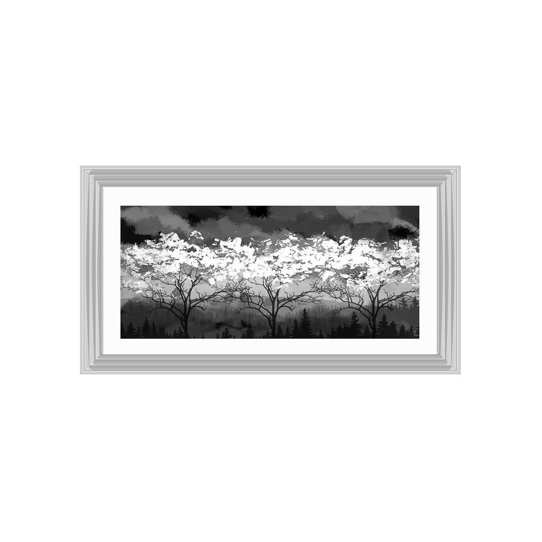 LS200 Black and white forest