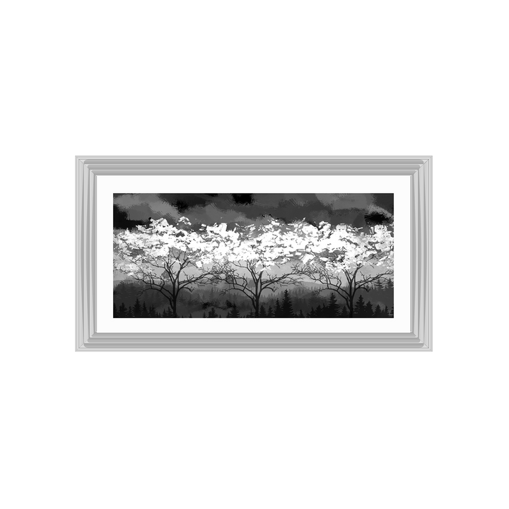 LS200 Black and white forest