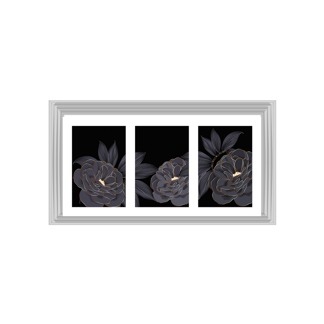 FL241 Black Beauty Flower I