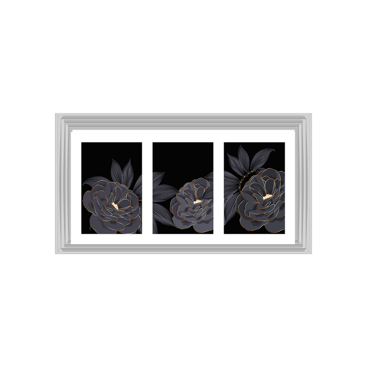 FL241 Black Beauty Flower I