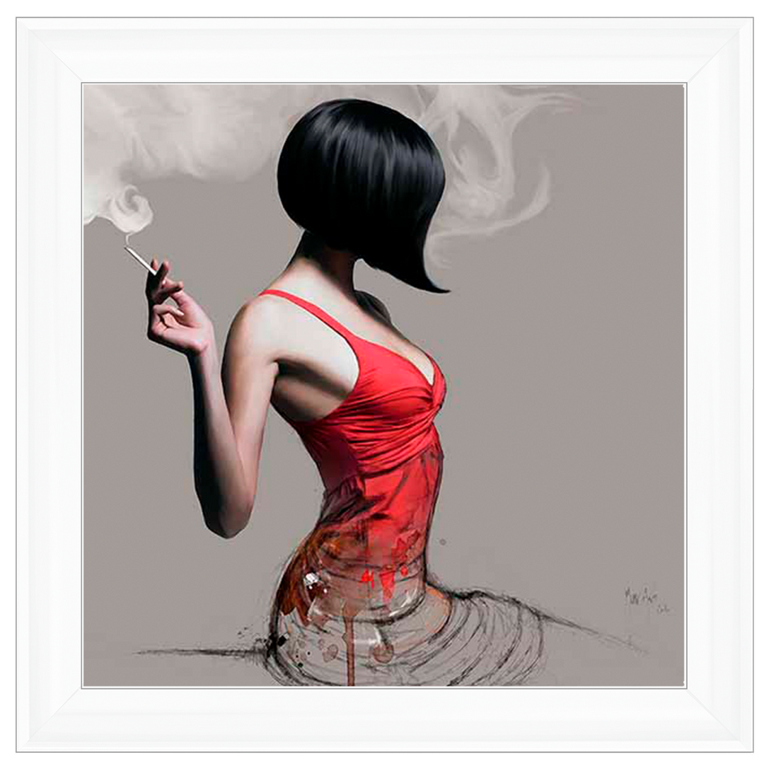 FG576 Red Dress Sketch