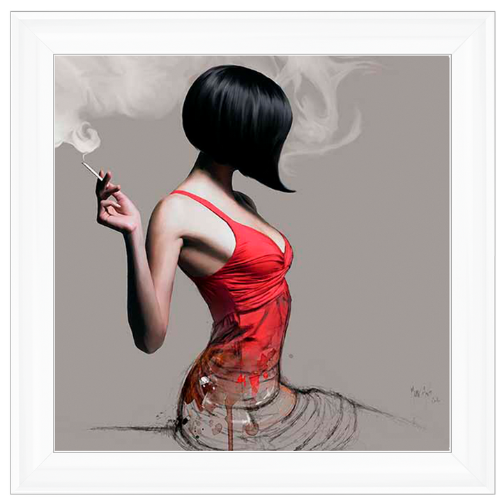 FG576 Red Dress Sketch