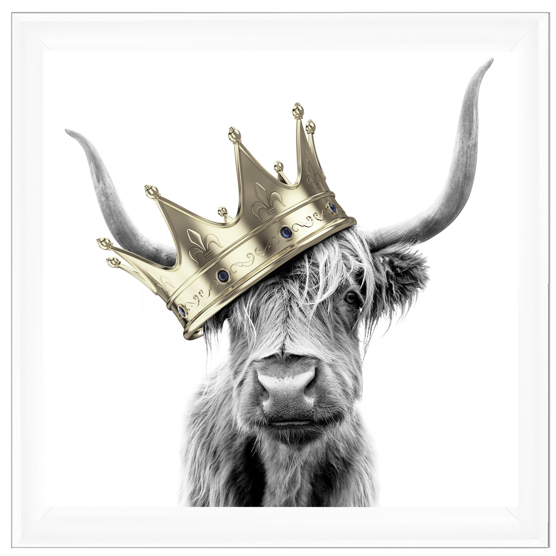 AN347 Crowned Cow Gold