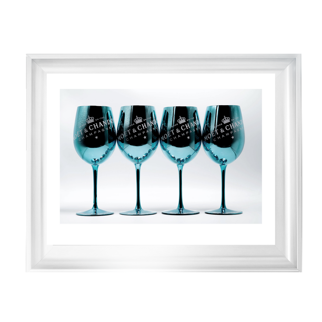Moet Glasses - Sky Blue