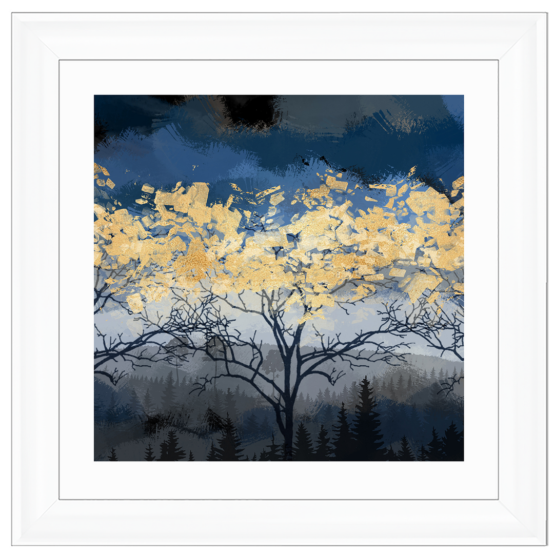 LS195 Lone Blue Tree