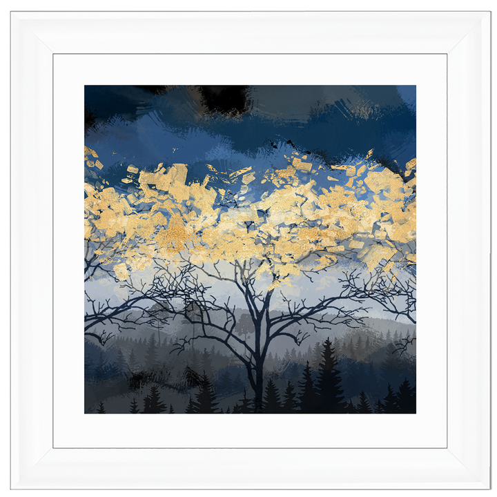 LS195 Lone Blue Tree
